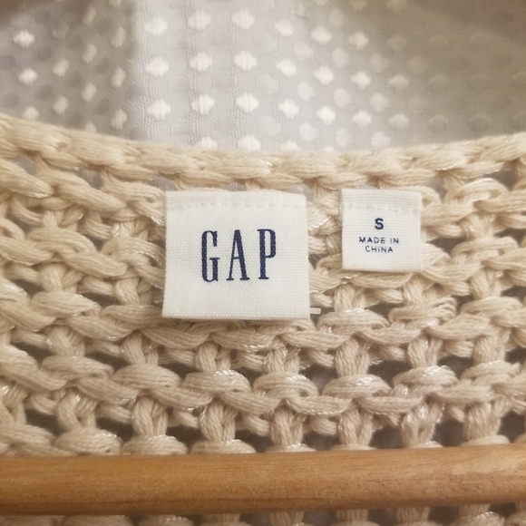 Gap Loose Knit Cotton Blend Crewneck Tank Top - Picture 6 of 6